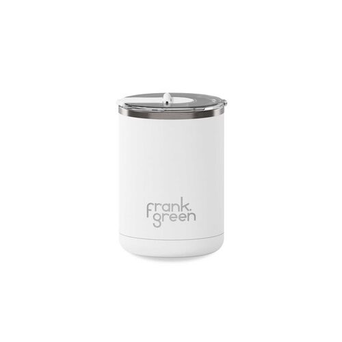frank green 12oz S/Steel Cup With Screw Hinged Lid Cloud