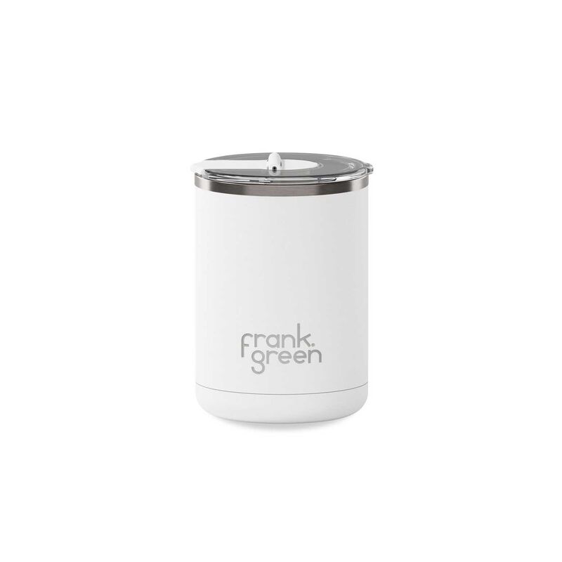 frank green 12oz S/Steel Cup With Screw Hinged Lid Cloud image number 0