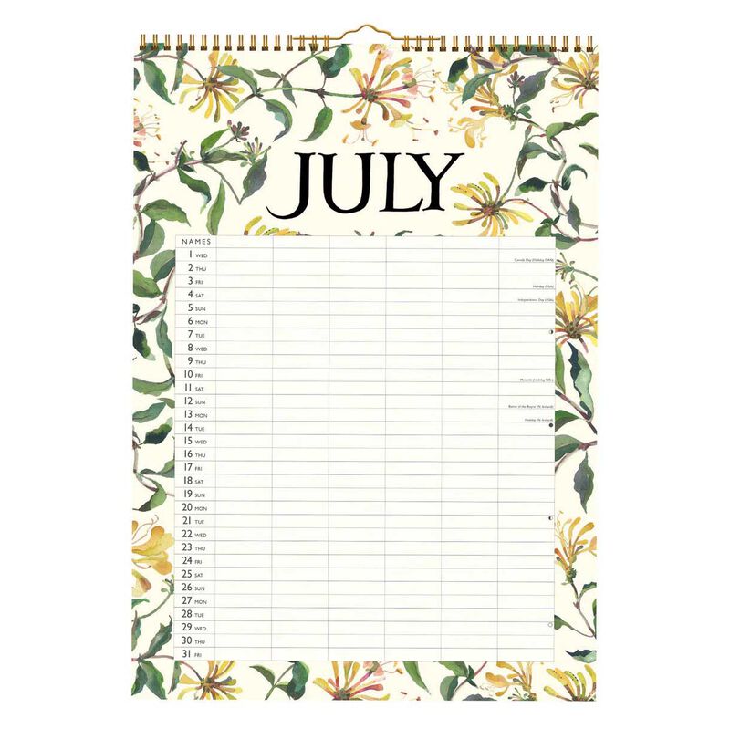 Emma Bridgewater Garden Flowers A3 Home Organiser 2026 image number 2