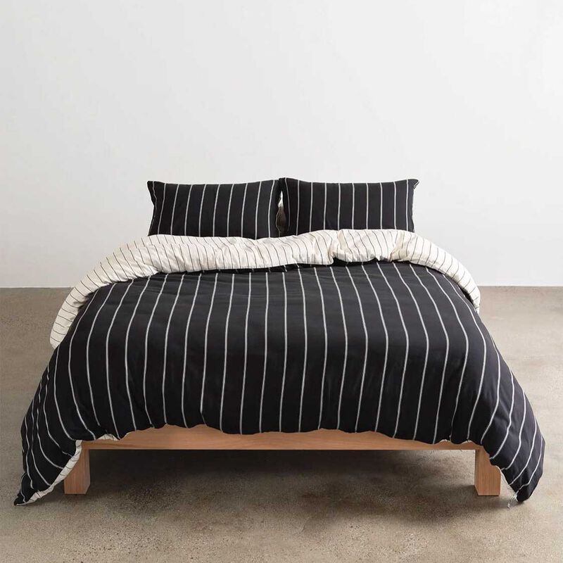 HOMMEY. Pillowcase Pair - Ink image number 2