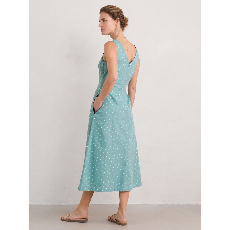 Seasalt Cornwall Sky Beyond Dress Little Sponge Spot Tidepool image number 1
