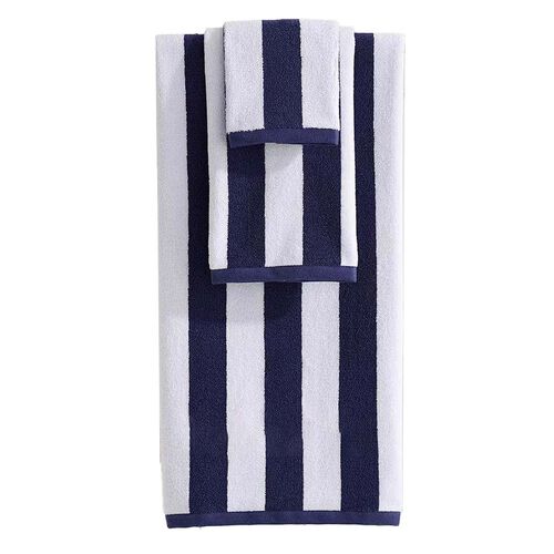 Pottery Barn Kids Rugby Stripe Bath Towel