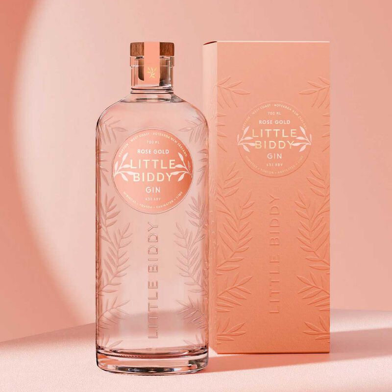 Little Biddy Rose Gold Gin Gift Boxed 700ml 40% image number 1
