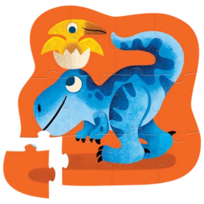 Crocodile Creek 12Pc Mini Puzzle - Dino Friends image number 1