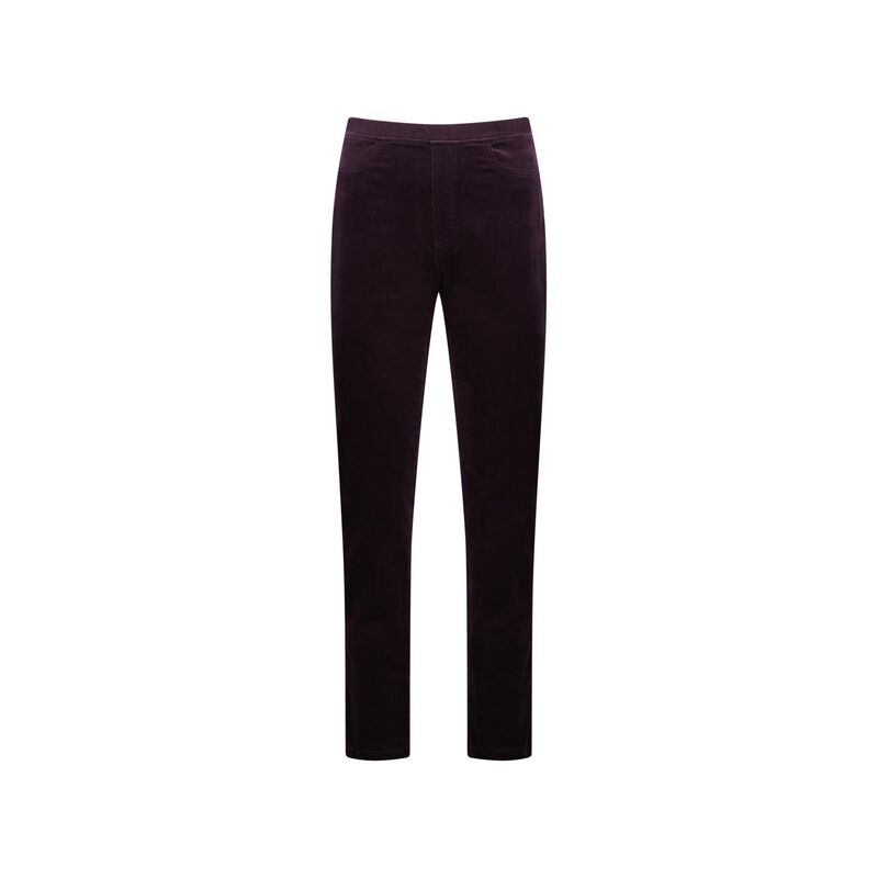 Vassalli Slim Leg Full Length Pinwale Cord Pull On image number 2