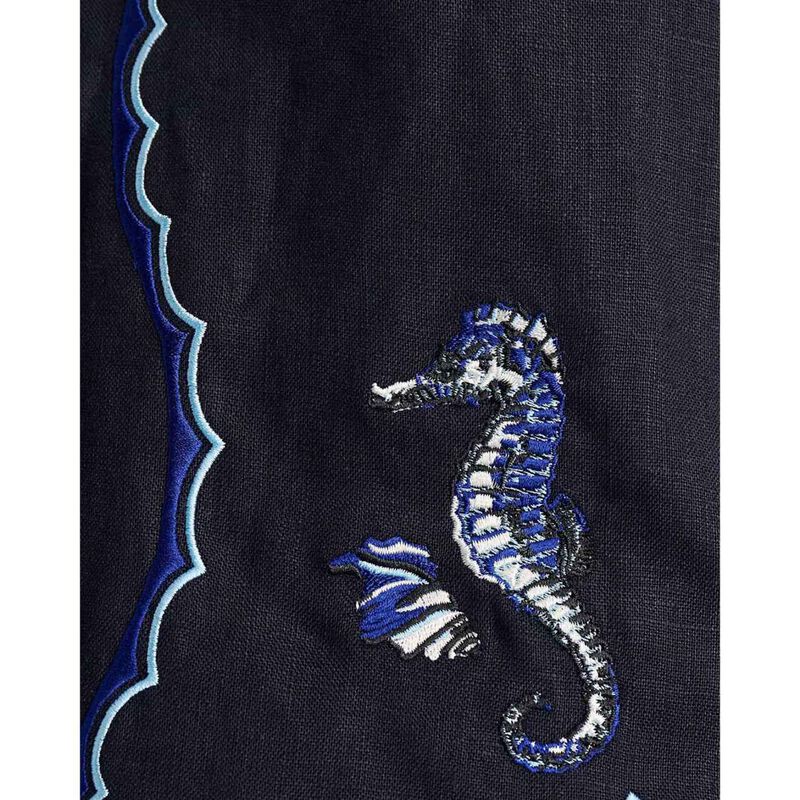 JAG Seahorse Linen Crop Ss Shirt image number 2