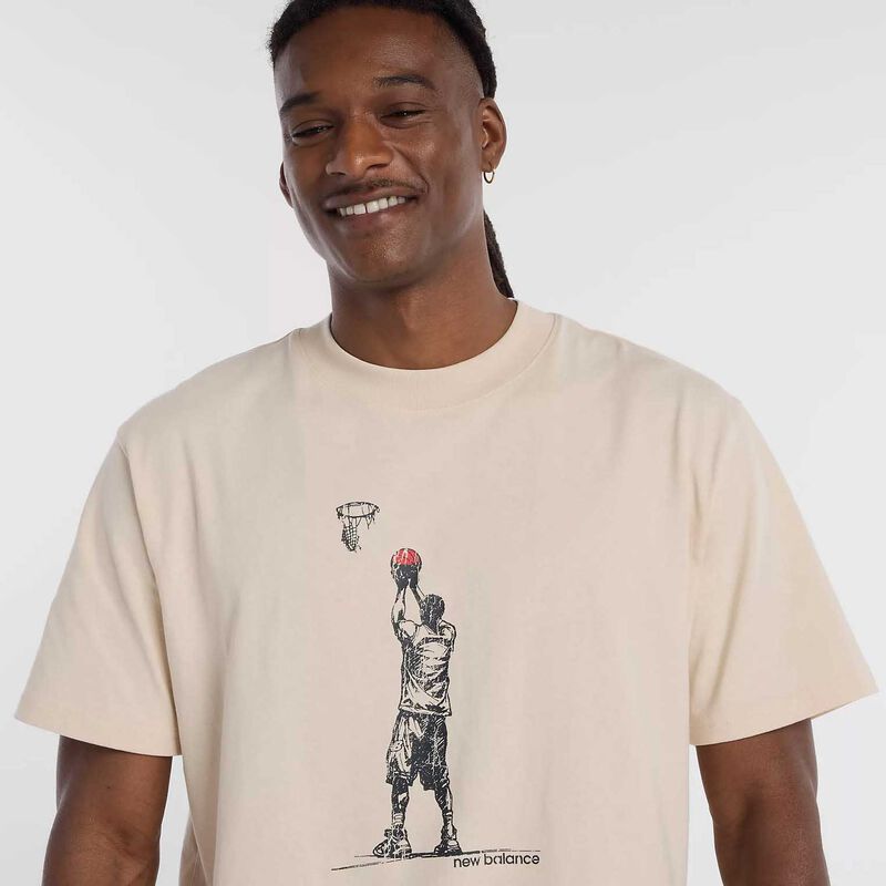 New Balance Hoops Player Graphic T-Shirt image number 2