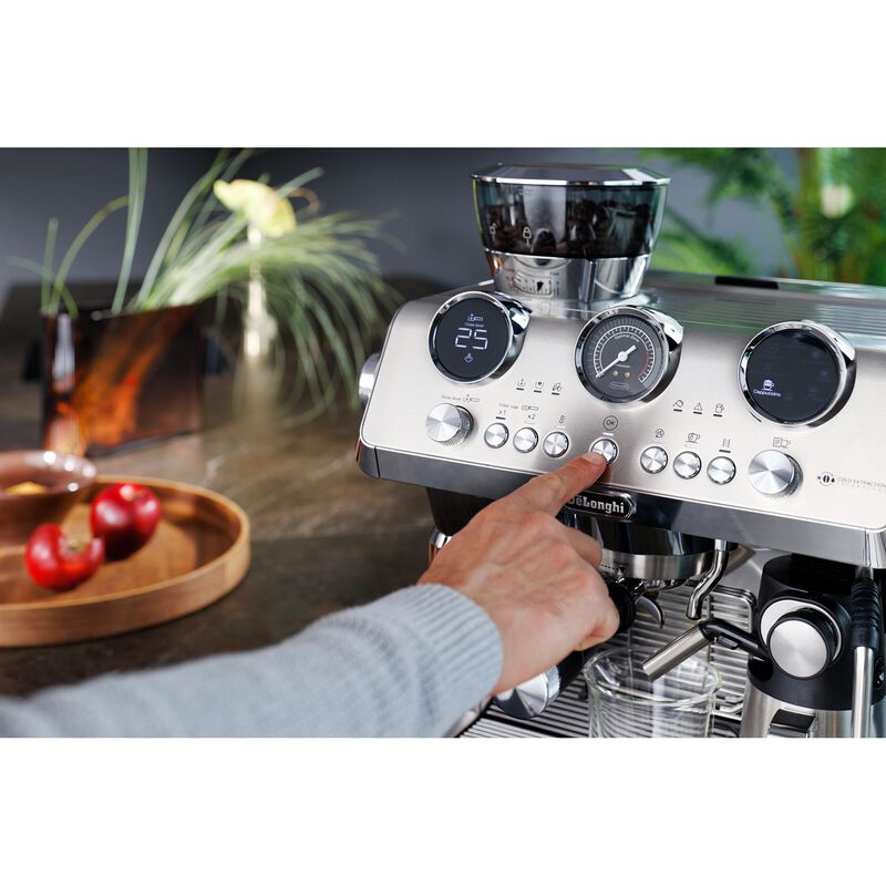 DeLonghi La Specialista Maestro Manual Coffee Machine Metal image number 1