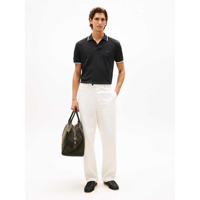 Tommy Hilfiger Regular Fit Tipped Pique Polo Shirt image number 3