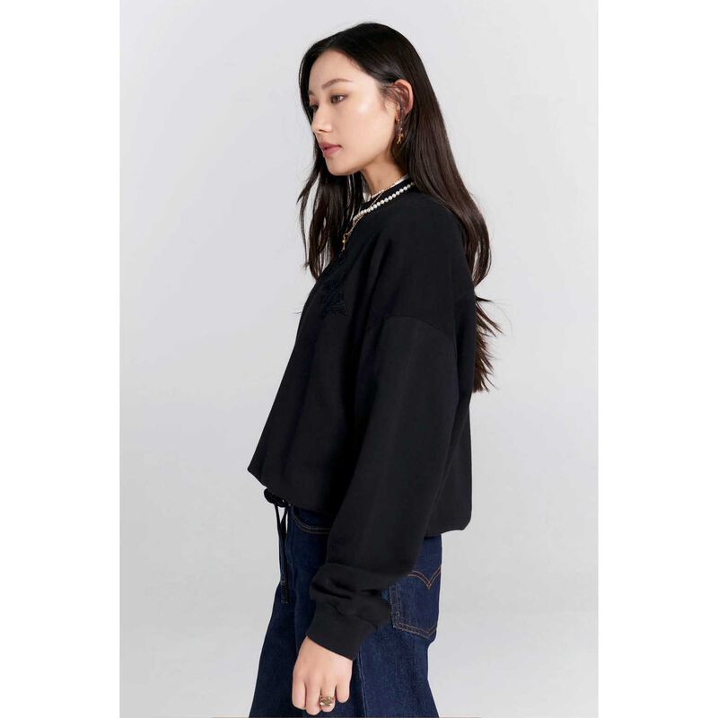 Karen Walker Runaway College Organic Cotton Crewneck Sweatshirt image number 2