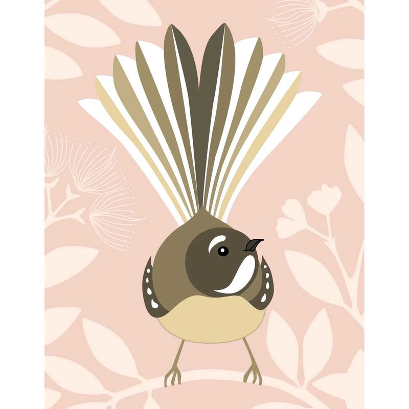Hansby Design Fantail A4 Print image number 1