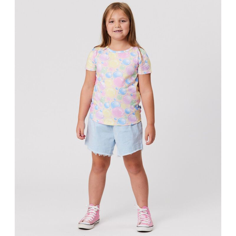 Kissed By Radicool Icy Blue Denim Short image number 2
