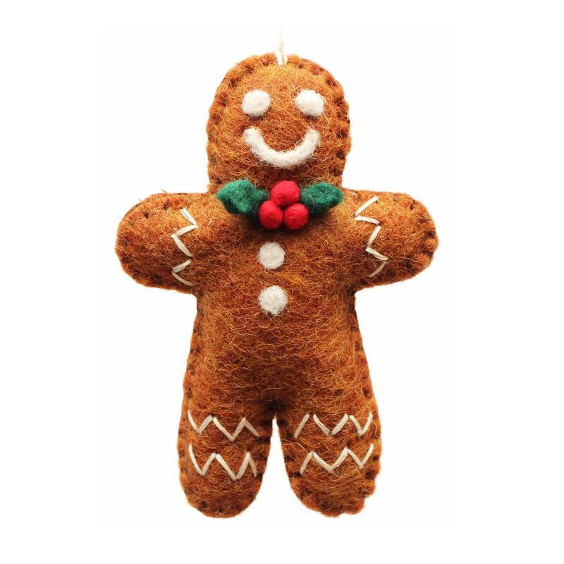 Amica Felt Gingerbread Person 10cm image number 0