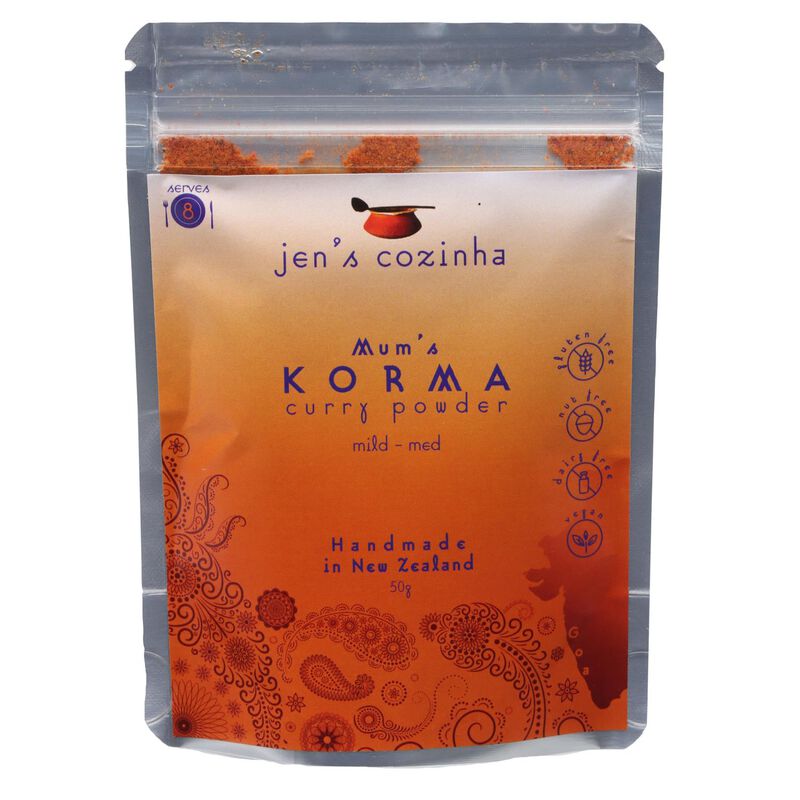 Jen's Cozinha Mum's Korma Curry Powder 50g image number 0