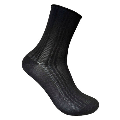 Designer Textile Anklet Vertical Stripe Sock