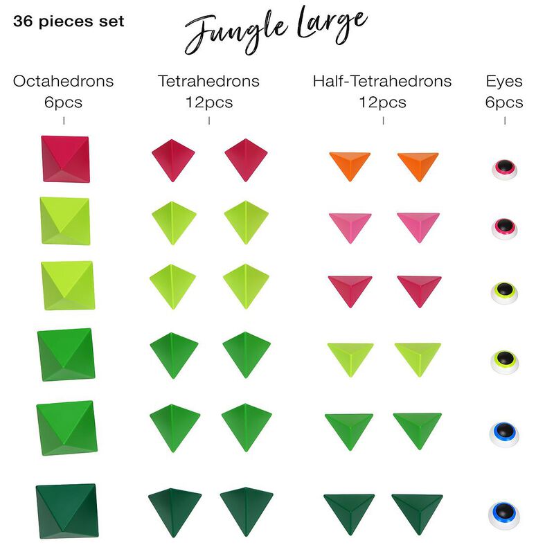 Trido Jungle - Large 36Pcs image number 1