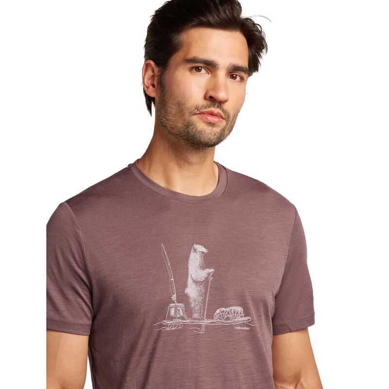 Icebreaker M Merino 150 Tech Lite SS Tee Polar Paddle image number 6