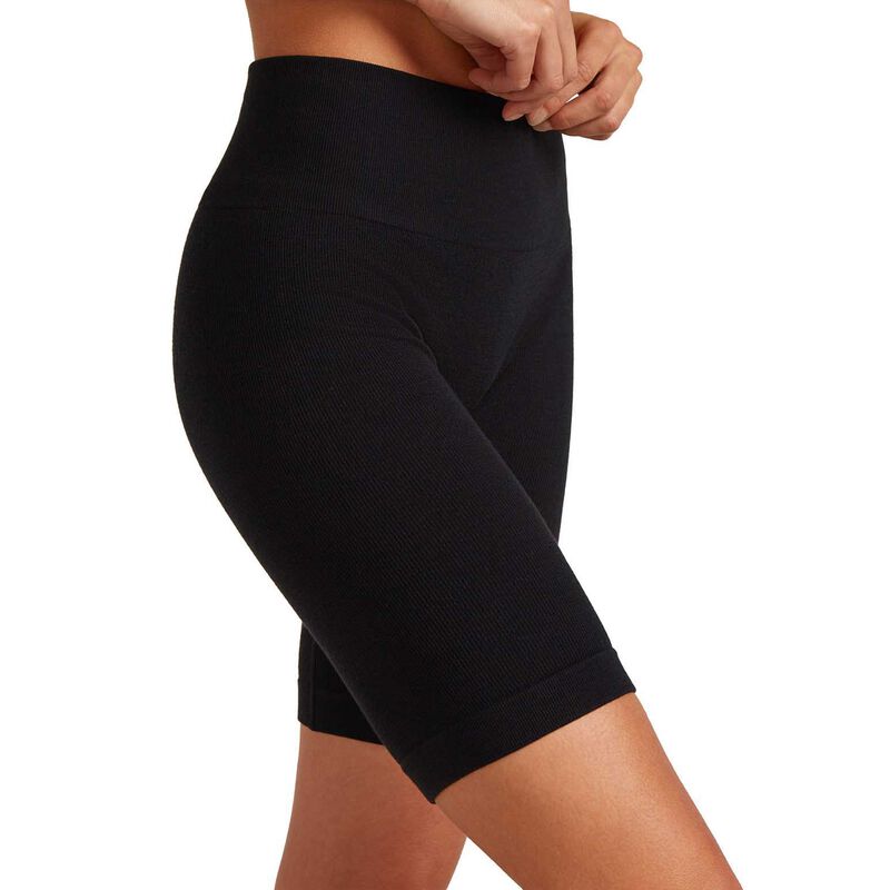 Icebreaker W Merino Blend 260 Seamless Rib 8in High Rise Shorts image number 2