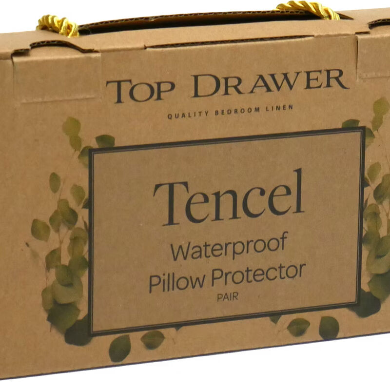 Top Drawer Tencel Waterproof Pillow Protector - Standard Twin Pack image number 2
