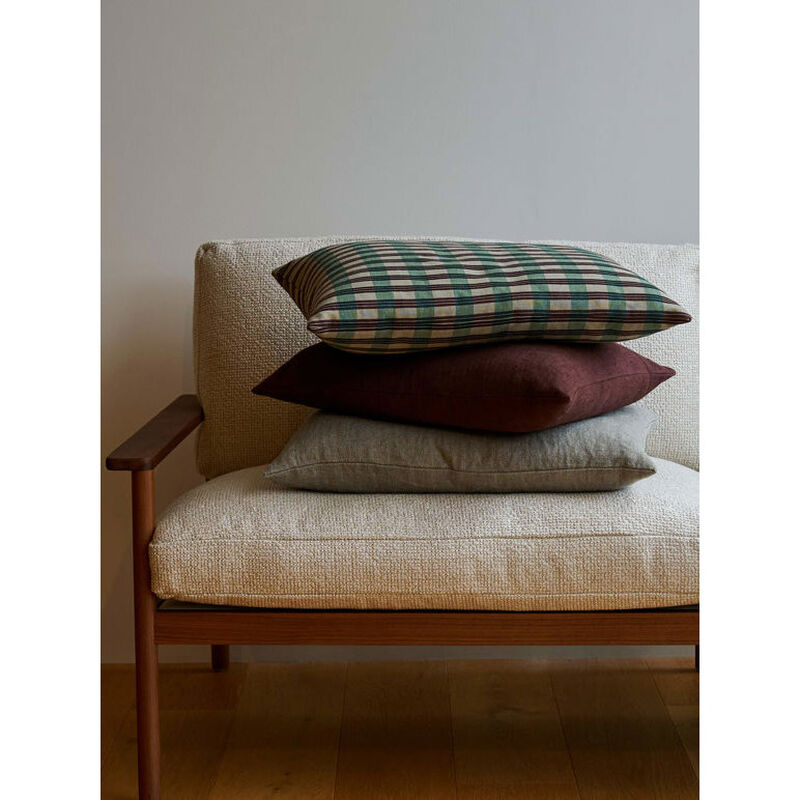 Città Folio Cushion Cover Mint/Boysenberry 60x40cm image number 1