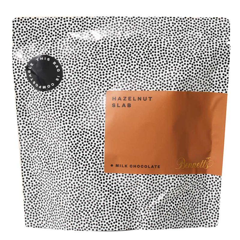 Bennetts of Mangawhai Hazelnut Slab - Milk Chocolate 140g image number 0