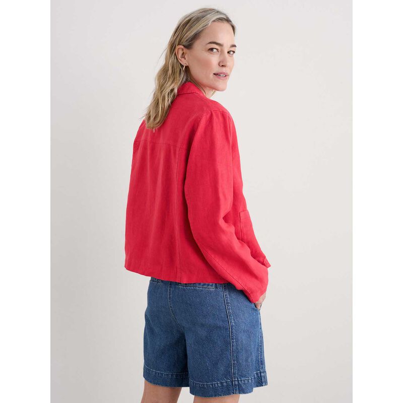 Seasalt Cornwall Arame Jacket Raspberry image number 1