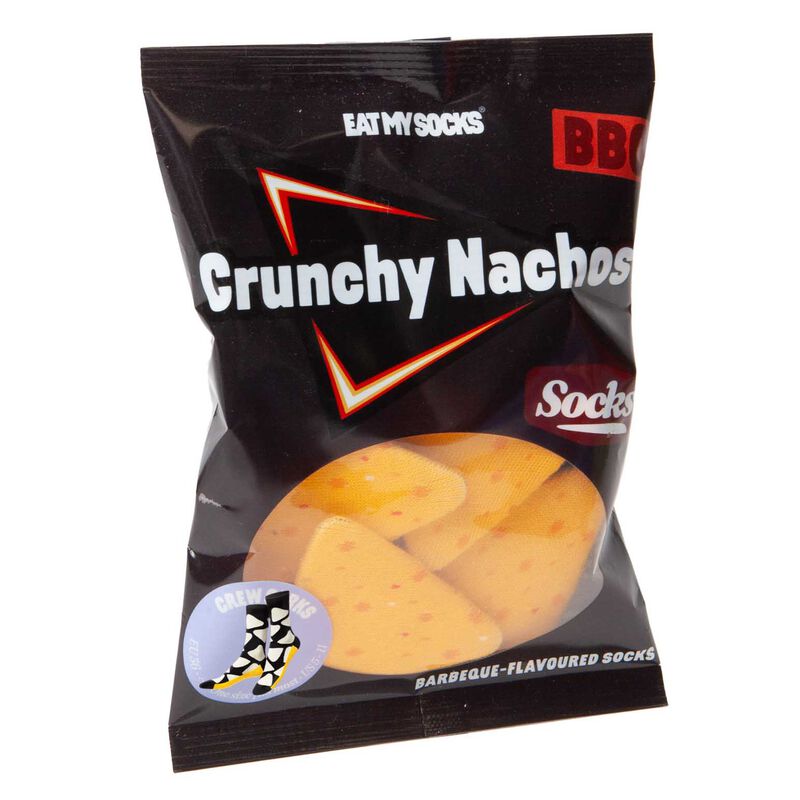 Eat My Socks Crunchy Nachos BBQ Socks image number 0