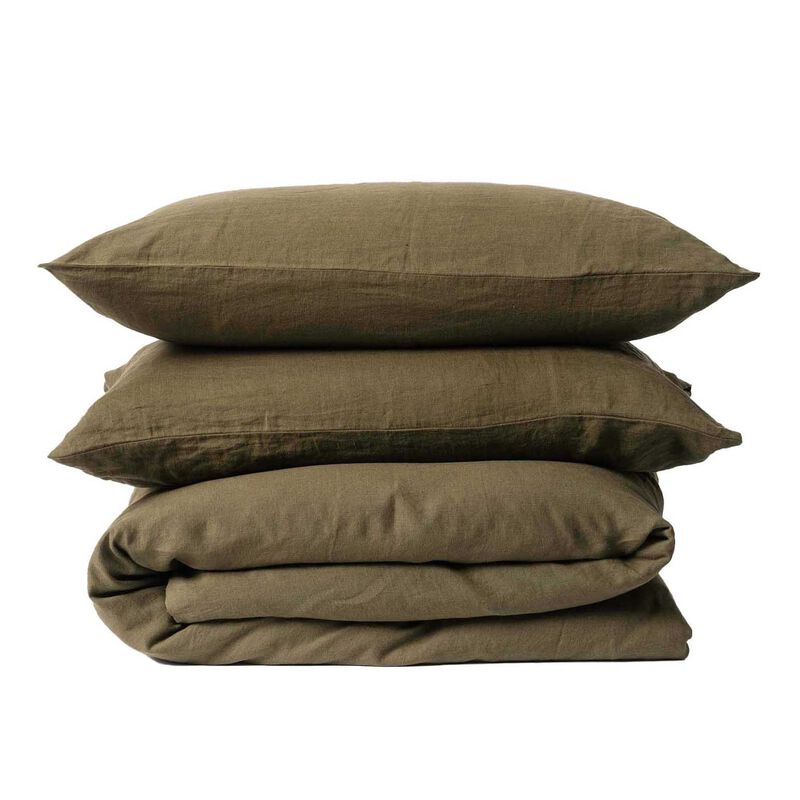 Città Ivy Linen Duvet Cover - King image number 0