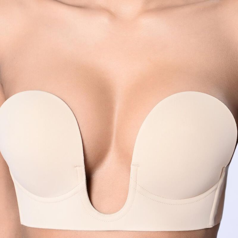 Secret Weapons U Plunge Nude Bra image number 0