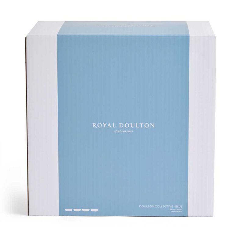 Royal Doulton Doulton Collective Pasta Bowl Blue Set of 4 image number 1