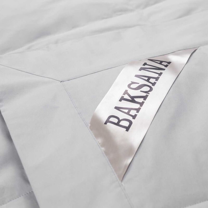 Baksana Luxury Espresso Coverlet 30/70 Duck Down & Feather image number 1