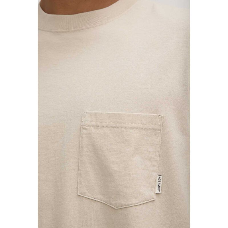 Assembly Label Mens Flag Short Sleeve Tee Chalk image number 2