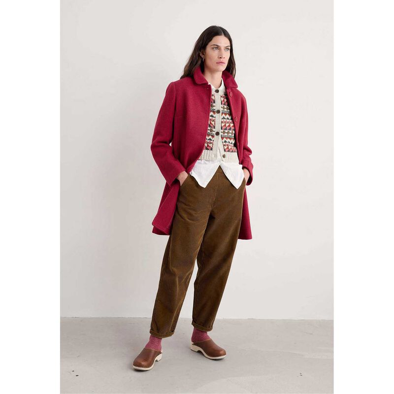 Seasalt Cornwall Wood Cabin Coat Maple image number 2