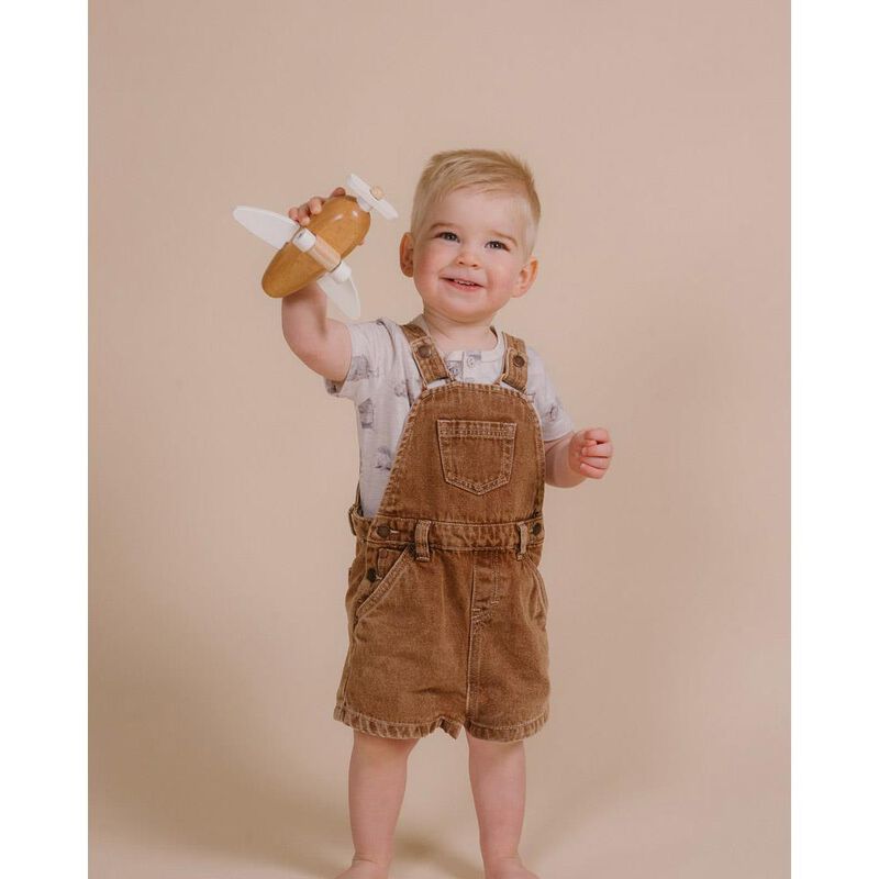 Bébé Finley Denim Overalls image number 2