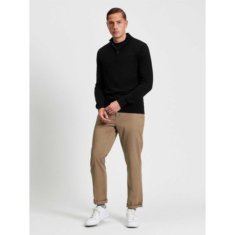 Ben Sherman Merino Half Zip image number 3