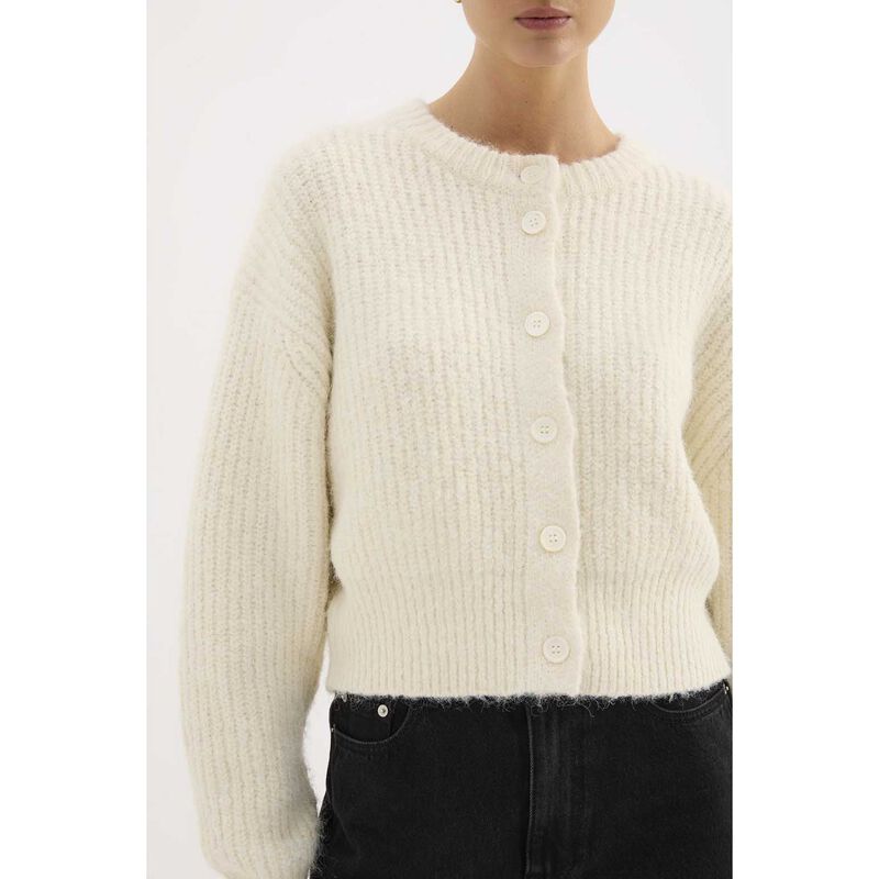 Nude Lucy Nixon Cropped Cardigan image number 1