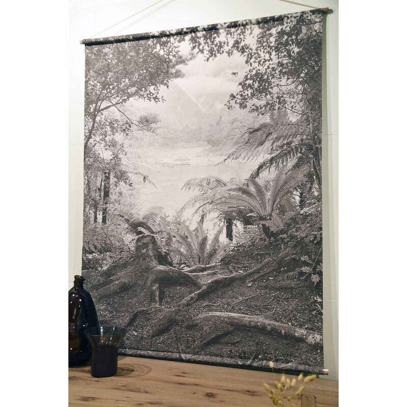 Hanging Wall Art Milford - Black/White image number 1