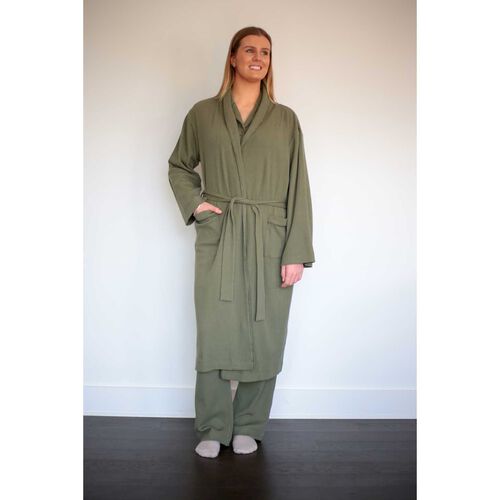 MM Linen Ivy Willow Robe