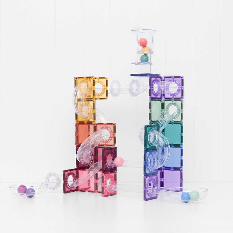 Connetix Tiles Ball Run Pastel Pack 114 Pc image number 3