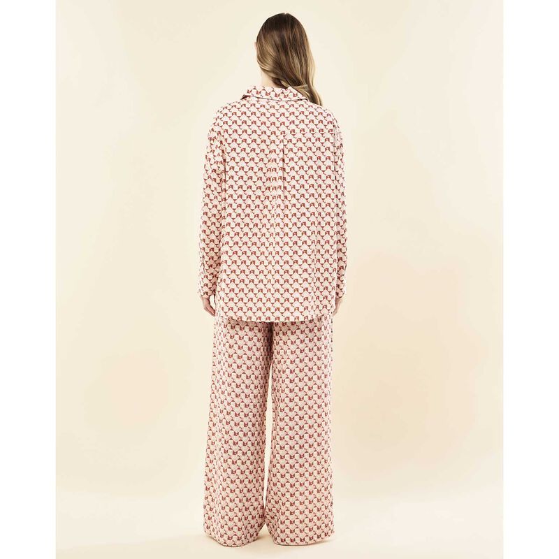 Papinelle Karen Walker Monogram Tiles Relaxed Full Length PJ image number 1