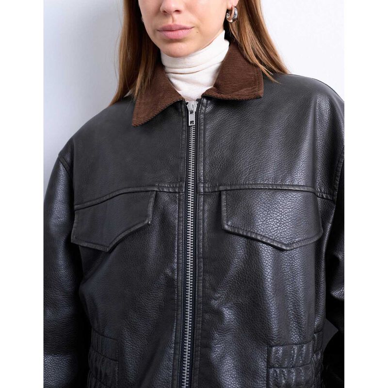 TOPSHOP Frej Cinch Waist Jacket image number 2