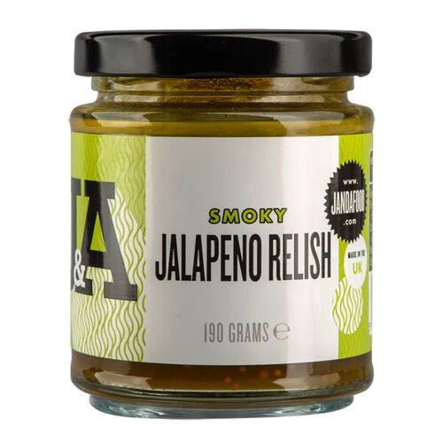 J&A Food Smoky Jalapeno Relish 190g
