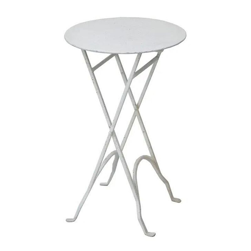 French Country Round Narrow Side Table image number 0