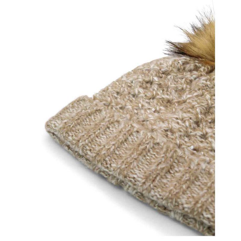 Morgan & Taylor Olive Cable Beanie image number 3