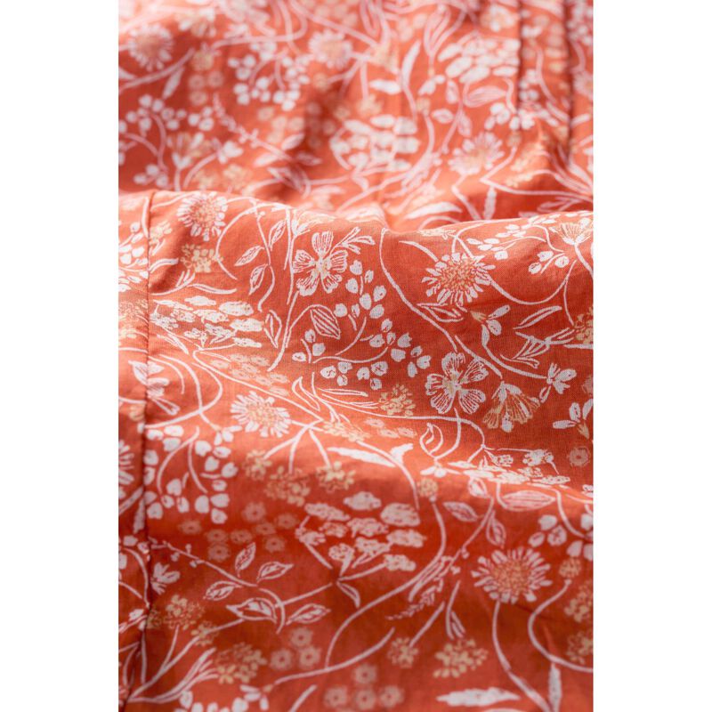 Seasalt Cornwall Rushmaker Shirt Sketched Field Papaya image number 2