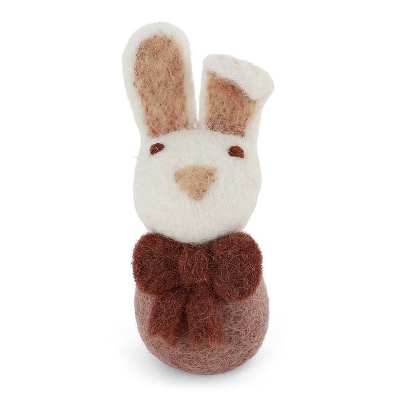 Gry & Sif Small Bunny With Bow - Lavender image number 0
