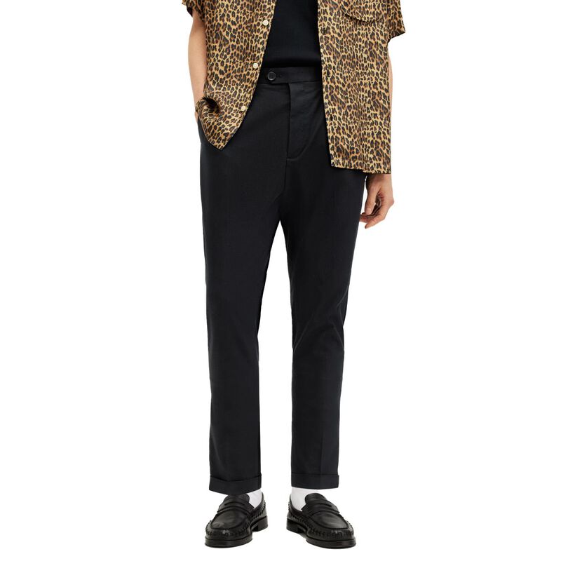 AllSaints Tallis Slim Fit Cropped Tapered Trousers image number 0