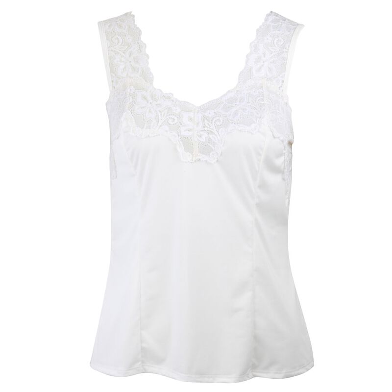 Essence Singlet Style Cami Cutaway Lace image number 0
