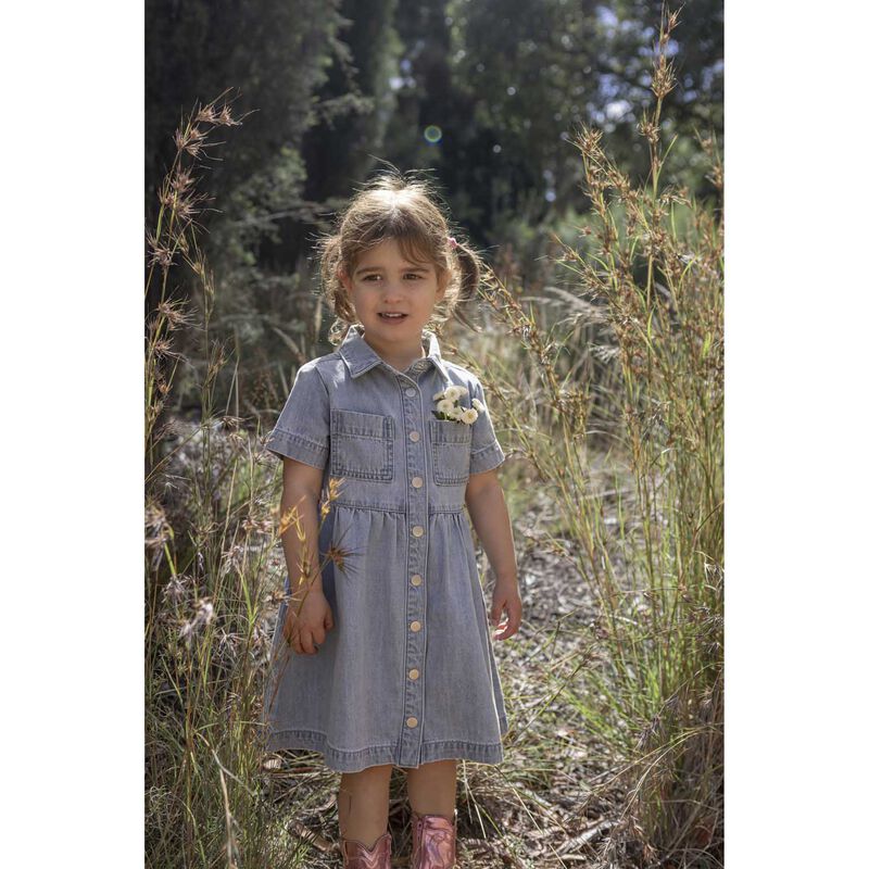 Milky Mabel Denim Dress 2-7Y image number 1