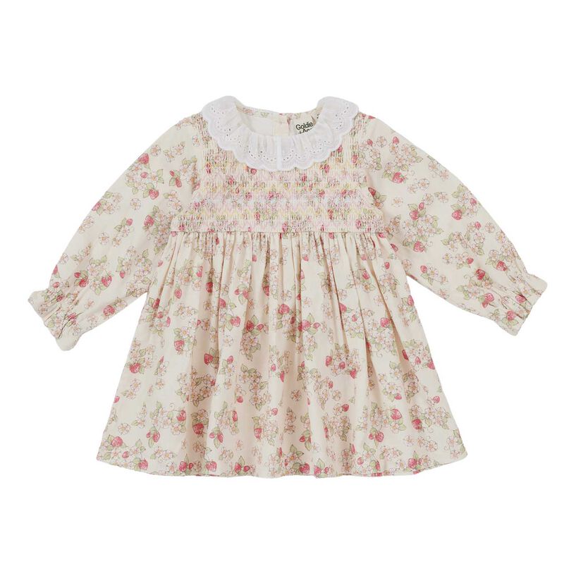 Goldie + Ace Strawberry Fields Shirt Dress 3-5Y image number 0